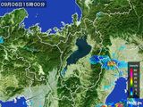 2016年09月06日の滋賀県の雨雲レーダー