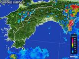 2016年09月06日の高知県の雨雲レーダー
