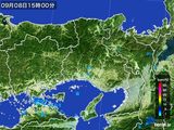 雨雲レーダー(2016年09月08日)