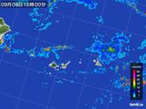 2016年09月08日の沖縄県(宮古・石垣・与那国)の雨雲レーダー