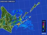 雨雲レーダー(2016年09月09日)