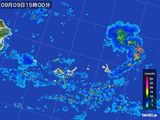 2016年09月09日の沖縄県(宮古・石垣・与那国)の雨雲レーダー