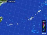 2016年09月11日の沖縄地方の雨雲レーダー