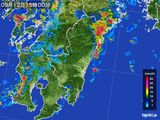 2016年09月12日の宮崎県の雨雲レーダー