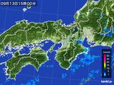 雨雲レーダー(2016年09月13日)