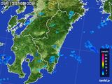 2016年09月13日の宮崎県の雨雲レーダー