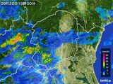 雨雲レーダー(2016年09月20日)