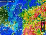 雨雲レーダー(2016年09月20日)