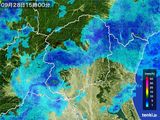 雨雲レーダー(2016年09月28日)