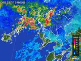 2016年09月28日の長崎県の雨雲レーダー