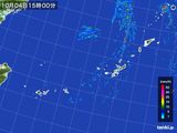 2016年10月04日の沖縄地方の雨雲レーダー