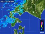 雨雲レーダー(2016年10月11日)