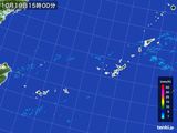 2016年10月19日の沖縄地方の雨雲レーダー