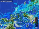 雨雲レーダー(2016年10月28日)