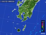 2016年11月07日の鹿児島県の雨雲レーダー