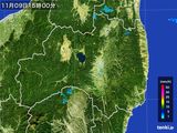 雨雲レーダー(2016年11月09日)