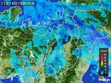 雨雲レーダー(2016年11月14日)