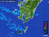 雨雲レーダー(2016年11月17日)