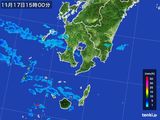 2016年11月17日の鹿児島県の雨雲レーダー