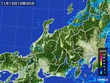 雨雲レーダー(2016年11月19日)