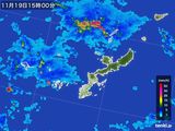 雨雲レーダー(2016年11月19日)