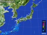 2016年11月20日の雨雲レーダー