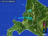 雨雲レーダー(2016年11月21日)