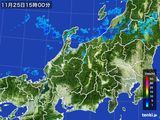 雨雲レーダー(2016年11月25日)