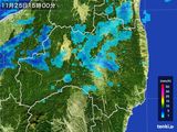 雨雲レーダー(2016年11月25日)