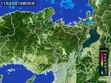 雨雲レーダー(2016年11月25日)