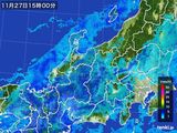 雨雲レーダー(2016年11月27日)