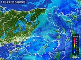 雨雲レーダー(2016年11月27日)