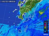 2016年11月27日の鹿児島県の雨雲レーダー