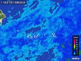 2016年11月27日の沖縄県(宮古・石垣・与那国)の雨雲レーダー