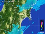 2016年11月27日の宮城県の雨雲レーダー