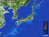 2016年12月01日の雨雲レーダー