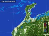 2016年12月06日の石川県の雨雲レーダー