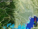 2016年12月14日の東京都の雨雲レーダー