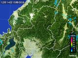 雨雲レーダー(2016年12月14日)