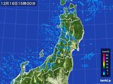 2016年12月16日の東北地方の雨雲レーダー