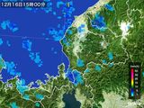 2016年12月16日の福井県の雨雲レーダー
