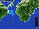 2016年12月16日の和歌山県の雨雲レーダー