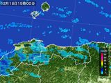 2016年12月16日の鳥取県の雨雲レーダー