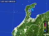 雨雲レーダー(2016年12月18日)