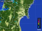 2016年12月18日の宮城県の雨雲レーダー