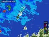 2016年12月19日の長崎県(壱岐・対馬)の雨雲レーダー