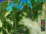 2016年12月20日の群馬県の雨雲レーダー