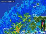 2016年12月22日の島根県の雨雲レーダー