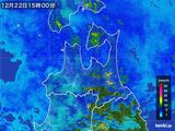 雨雲レーダー(2016年12月22日)