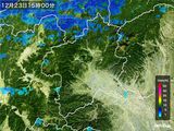 2016年12月23日の群馬県の雨雲レーダー